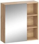 Vicco Badspiegelschrank Senyo Anthrazit/Goldkraft Eiche 62 x 64 cm