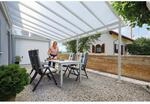 Gutta Terrassen&uuml;berdachung Bausatz Wei&szlig; 546 cm x 406 cm