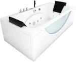 AcquaVapore Whirlpool Pool Badewanne Eckwanne Wanne W81R-C-SC 180x90 mit Radio+F
