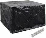vidaXL Gartenm&ouml;bel-Abdeckung 8 &Ouml;sen 135x135x90 cm 41645
