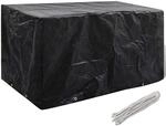 vidaXL Gartenm&ouml;bel-Abdeckung 8 &Ouml;sen 180x70x90 cm 41647