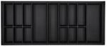 SOTECH Orga-Box VII Besteckeinsatz Schwarz 1200 mm H&ouml;he 50,5 mm mit Softtouch