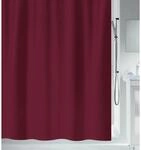 Spirella Duschvorhang Primo 120 cm x 200 cm Bordeaux