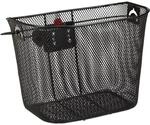 Relaxdays Fahrradkorb Stahl Schwarz Abnehmbar 27 cm x 34,5 cm x 26 cm 900 g