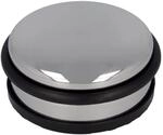 Westcott T&uuml;rstopper aus Edelstahl Rund Silber