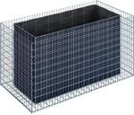 Gabiona Gabionen-Hochbeet eckig 100 x 200 x 100 cm Maschenw 5 x 10 cm Wand 15 cm