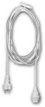 Star Trading E27-Fassung 5m Gummi-Kabel Wei&szlig; IP44 Outdoor