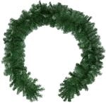 Tectake Weihnachtsgirlande Holly Naturgetreu 270 cm Mit Wei&szlig;en Spitzen 270 x 30 x