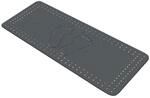 Kleine Wolke Wanneneinlage Foot 36 cm x 92 cm Schiefer