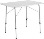 Tectake Campingtisch Julian Klappbar Mit Furnierter Mdf Platte 80 x 60 x 68 cm Grau