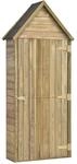 vidaXL Garten-Ger&auml;teschuppen mit T&uuml;r 77x28x178 cm Kiefer Impr&auml;gniert 661122