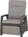 Siena Garden Relaxsessel Corido Aluminium verstellbar Holzkohlegrau