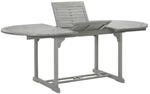vidaXL Gartentisch Grau 200x100x75 cm Massivholz Akazie 47277