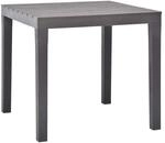 vidaXL Gartentisch Moccafarben 78 x 78 x 72 cm Kunststoff 48785