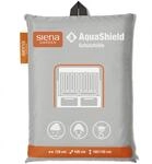 Siena Garden Schutzh&uuml;lle Strandkorb AquaShield Hellgrau 128 x 105 x 165 - 140...