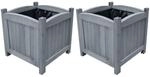 vidaXL Garten-Hochbeete 2 Stk 30x30x30 cm Massivholz Tanne 310041