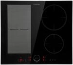 Klarstein Delicatessa 60 Hybrid Einbaukochfeld Induktion 4 Zonen 7000 W Glas...