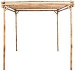 vidaXL Pergola Bambus 170x170x220 cm