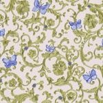 Bricoflor Englische Tapete mit Ornament in Gold Barock Tapete mit Schmetterling in