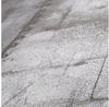 Bricoflor Metall Tapete in Grau ausgefallene Rost Tapete im Shabby Chic für Küche