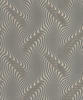 Bricoflor 3D Tapete in Grau Gold Geschwungene Linien Vliestapete Elegant Edle Vlies
