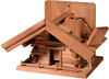 Dobar Vogelhaus St. Moritz im Berghütten-Design 33 x 24,5 x 21 cm Braun FSC®