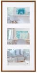 walther design New Lifestyle Galerie Kunststoffbilderrahmen 3x 10x15 cm Bronze KV315J