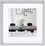 walther design Steel Style Kunststoff Bilderrahmen 40x40 cm Silber