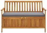 vidaXL Gartenbank 120 cm mit Stauraum Massivholz Akazie