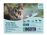 Bozita Katzen-Nassfutter Multibox Fleisch-/Fischmenü 12 x 85 g
