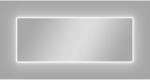 DSK Design LED-Lichtspiegel Silver Rio 180 cm x 70 cm