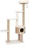 vidaXL Katzen-Kratzbaum mit Luxuri&ouml;sem Kissen 148 cm Seegras