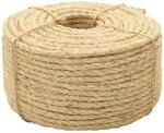 vidaXL Seil 100% Sisal 10 mm 100 m 144798