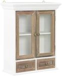 vidaXL Wandschrank Wei&szlig; 49x22x59 cm Holzwerkstoff 280073
