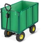 Tectake Bollerwagen Mit Klappbaren Seitenw&auml;nden Luftreifen 108 x 54 x 79 50 cm