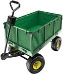 Tectake Bollerwagen Mit Klappbaren Seitenw&auml;nden Luftreifen 114 x 51 50 x 65 cm