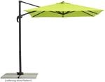 Schneider Ampelschirm 230 cm x 230 cm Apfelgr&uuml;n mit Dreh- & Neigungsfunktion