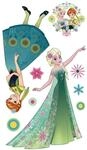 Disney Wandtattoo Die Eisk&ouml;nigin Fr&uuml;hling Xxl Gr&uuml;n 127 x 200 cm 612432