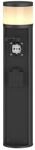 Lucande Au&szlig;enleuchte Corban 9616172 Spritzwassergesch&uuml;tzt Modern in Schwarz aus