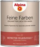 Alpina Feine Farben Lack No. 22 Befreiter Feuervogel&reg; Rot edelmatt 750 ml