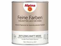 Alpina Feine Farben Lack Zeitloses Matt-Weiss 750 ml