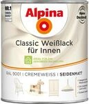 Alpina Classic Wei&szlig;lack f&uuml;r Innen Creme seidenmatt 750 ml