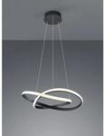 Reality LED-Pendelleuchte Course Schwarz matt