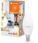 Ledvance LED-Leuchtmittel Sun@Home Smart+ Kerzenform Wei&szlig; &Oslash; 3,9 cm