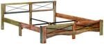 vidaXL Massivholzbett Altholz 180x200 cm607012