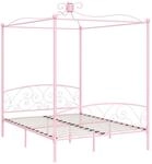 vidaXL Himmelbett-Gestell Rosa Metall 160 x 200 cm618259