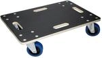 ECD Germany Transportroller 40 x 60 cm Rollbrett Siebdruckplatte PP-R&auml;der