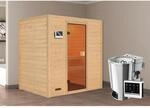 Karibu Sauna Selena mit Bio-Ofen externe Stg.Natur