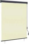 vidaXL Au&szlig;enrollo 140x250 cm Creme 145971