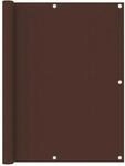 vidaXL Balkon-Sichtschutz Braun 120x300 cm Oxford-Gewebe 135076